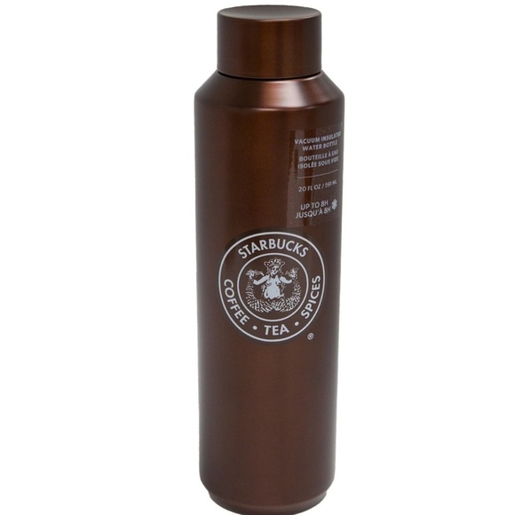 Starbucks Coffee Stainless Steel Water Bottle Pike Place Market 20oz Copper - Picture 1 of 9
